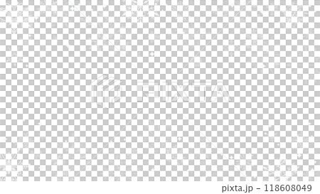 雪の結晶が美しい背景用ベクターイラスト（透過） 118608049