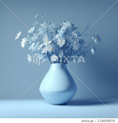 花瓶に生けた花 118609050
