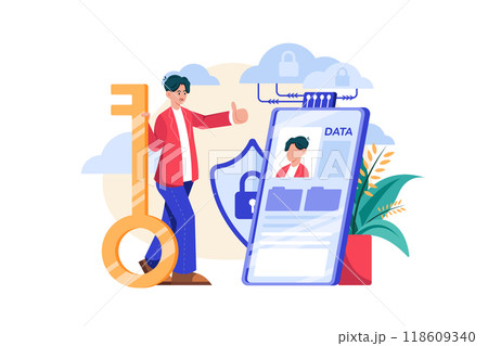 New years Eve Illustration concept. Flat illustration isolated on white background 118609340