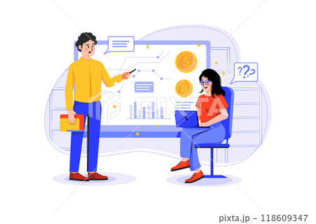New years Eve Illustration concept. Flat illustration isolated on white background New years Eve Illustration concept. Flat illustration isolated on white background 118609347