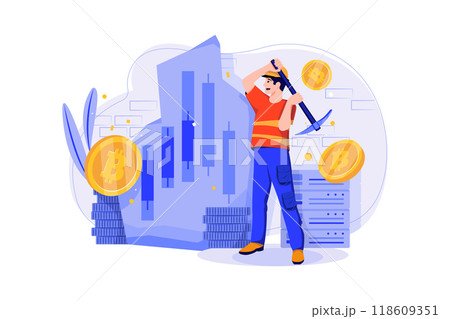New years Eve Illustration concept. Flat illustration isolated on white background 118609351