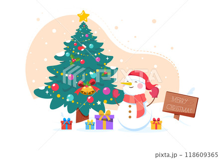 New years Eve Illustration concept. Flat illustration isolated on white background 118609365