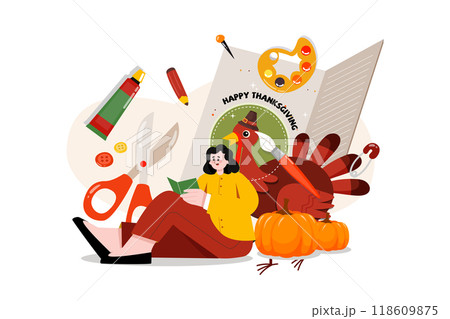 Valentines Day Illustration concept. Flat illustration isolated on white background Valentines Day Illustration concept. Flat illustration isolated on white background 118609875