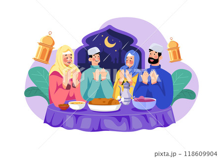 Valentines Day Illustration concept. Flat illustration isolated on white background 118609904