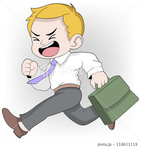 boy is happily running towards the office boy is happily running towards the office 118611119