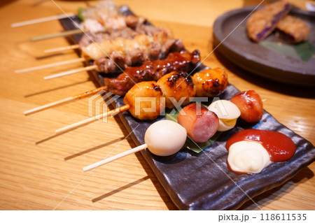 串焼き　つくね　うずら 118611535