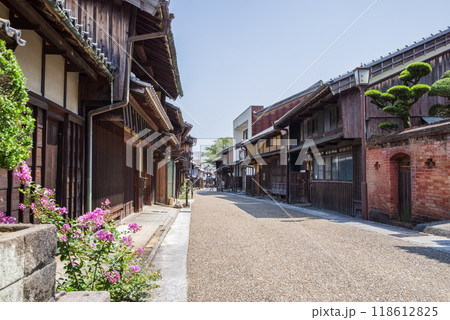 《旧東海道 関宿・新所界隈》三重県・古い町並み 《旧東海道 関宿・新所界隈》三重県・古い町並み 118612825