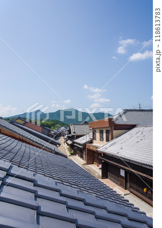 《関宿・中町の町並み》眺関亭展望台からの眺め(西方面) 118613783