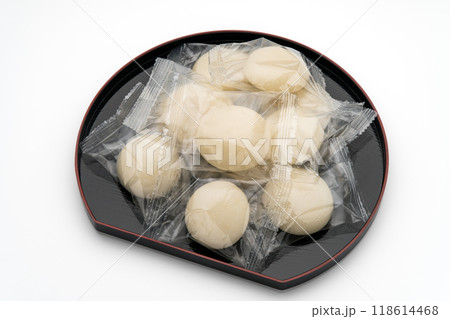 個包装された丸餅 118614468