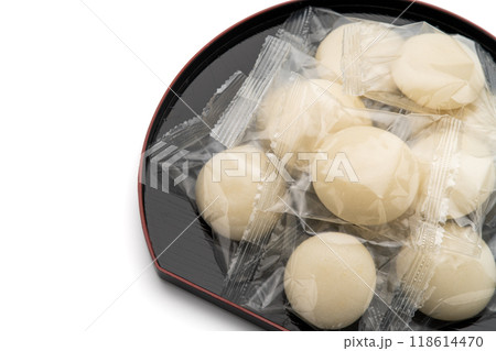 個包装された丸餅 118614470