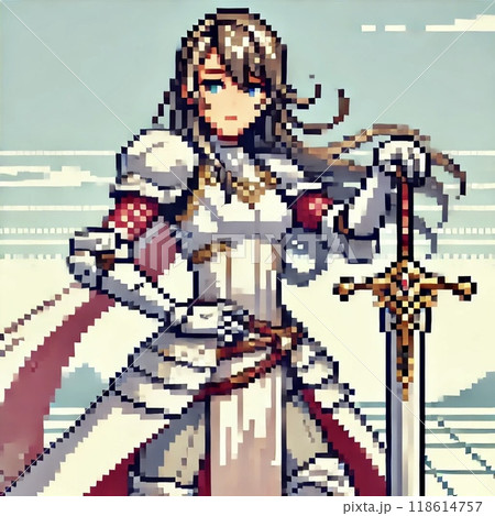 鎧を着た女剣士 118614757