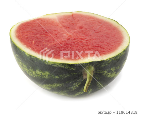 Watermelon Slices isolated on a white background 118614819