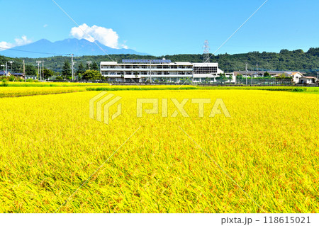 武川中学校周辺を望む(山梨県北杜市)【2024.9】 118615021