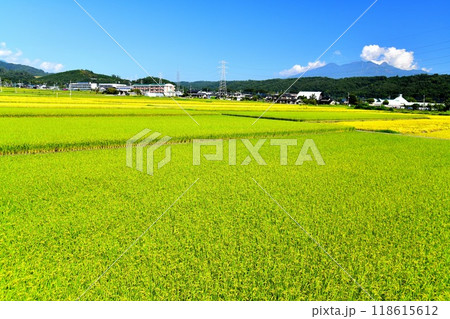 武川中学校、武川総合支所、甲斐駒センターせせらぎ周辺を望む(山梨県北杜市)【2024.9】 118615612