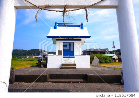 川下港　川下漁港　龍宮殿建立記念　下立松原神社　 118617084