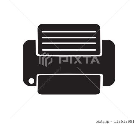 Print icon . printer icon vector. 118618981
