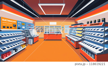 「モダンな電子店」 118619221