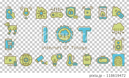 IOT(物聯網)彩色圖示集(全高清16:9尺寸) IOT(物聯網)彩色圖示集(全高清16:9尺寸) 118619472