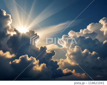 青空と曇り空 118621041