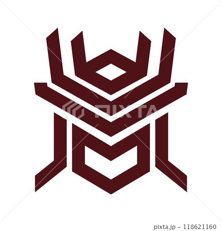 Samurai logo icon design 118621160