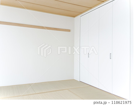 リフォーム 和室 押し入れ 折り戸 両開き扉 リフォーム 和室 押し入れ 折り戸 両開き扉 118621975