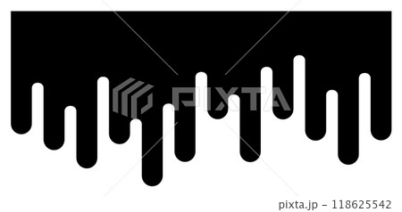 ペンキや塗料が垂れるイラスト ペンキや塗料が垂れるイラスト 118625542