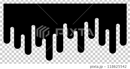 ペンキや塗料が垂れるイラスト ペンキや塗料が垂れるイラスト 118625542