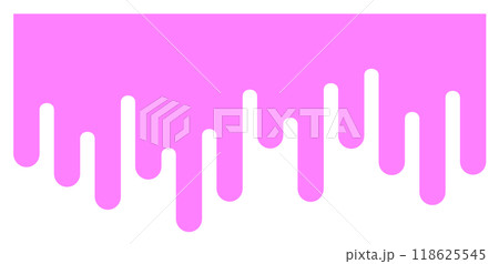 ペンキや塗料が垂れるイラスト 118625545