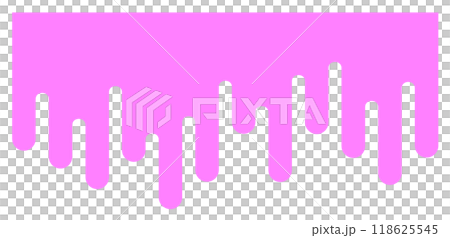 ペンキや塗料が垂れるイラスト 118625545