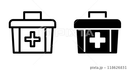 Illustration Vector graphic of aid first box icon template Illustration Vector graphic of aid first box icon template 118626831
