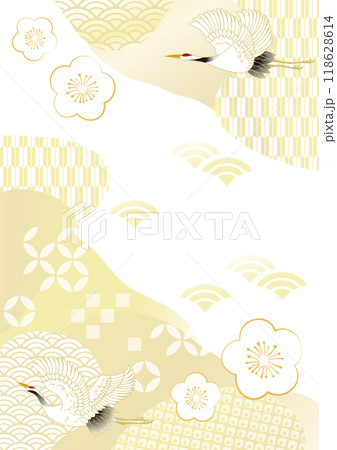 和風柄 和風背景イラスト 和風柄 和風背景イラスト 118628614