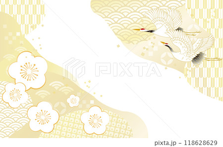 和風柄　和風背景イラスト 118628629