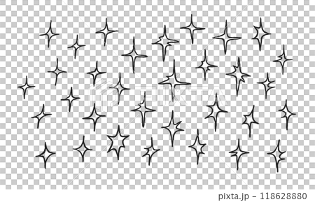 手繪閃光插畫 手繪閃光插畫 118628880
