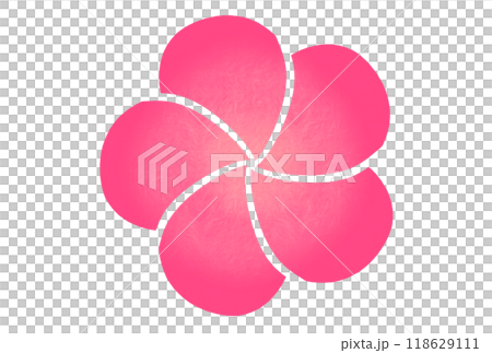 和風花素材 118629111