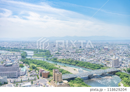【群馬県】群馬県庁・展望ホール：南　眺め 118629204