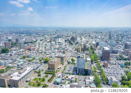 【群馬県】群馬県庁・展望ホール：東　眺め 118629205