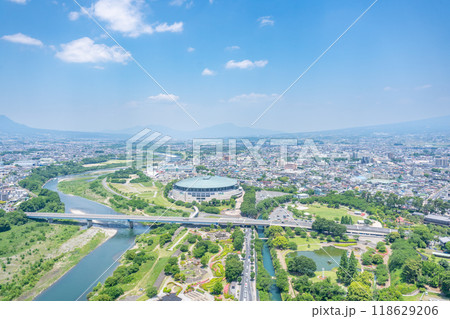 【群馬県】群馬県庁・展望ホール:北 眺め 【群馬県】群馬県庁・展望ホール:北 眺め 118629206