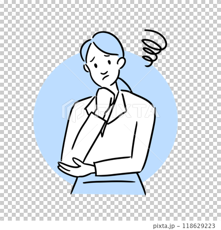 悩むビジネスウーマン 118629223