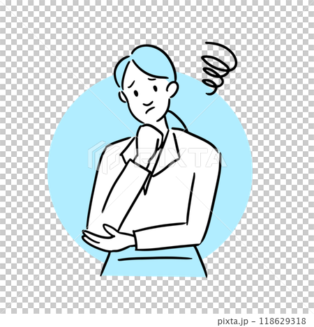 悩むビジネスウーマン 118629318