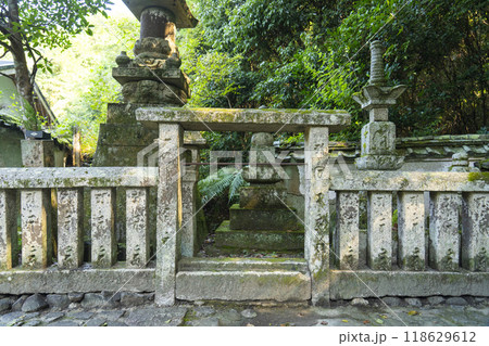 玄賓庵付近　山辺の道沿いにある石塔 118629612