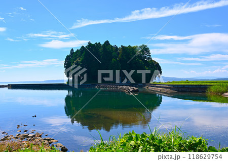 鹿島神社　鎮守の森　穴水町 118629754