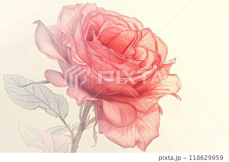 美しい赤いバラ 美しい赤いバラ 118629959