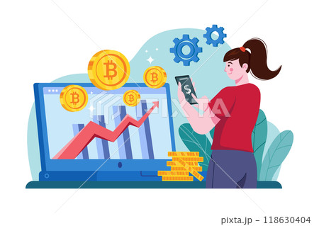 Cryptocurrency Analytic Cryptocurrency Analytic 118630404