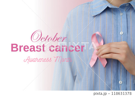 A beautiful thematic card for breast cancer month A beautiful thematic card for breast cancer month 118631378