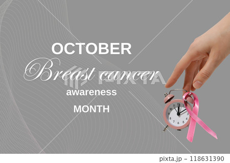 A beautiful thematic card for breast cancer month A beautiful thematic card for breast cancer month 118631390