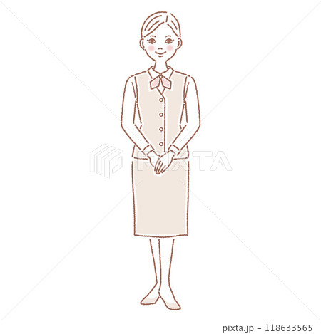 受付の女性 118633565