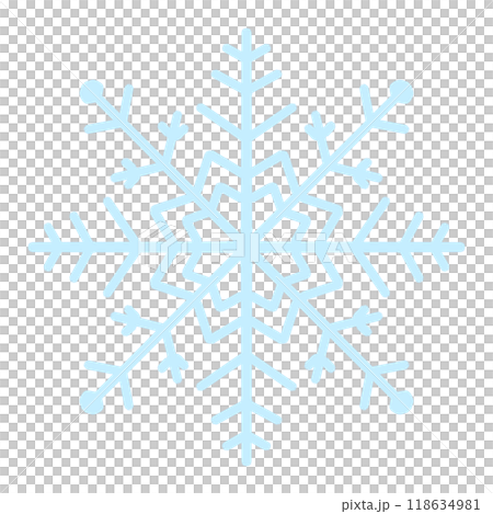 blue snowflake blue snowflake 118634981