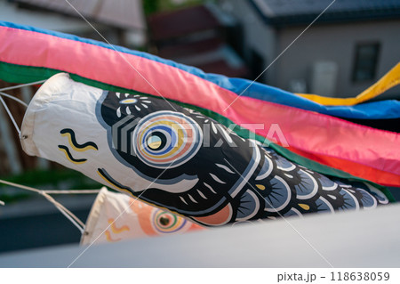 ベランダのこいのぼり ベランダのこいのぼり 118638059