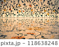 中東・アブダビのグランドモスク内の花柄アート 118638248