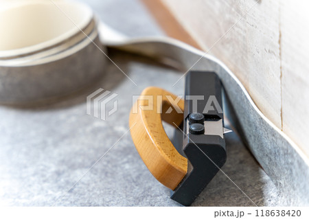 リフォーム DIY 床 クッションフロアの施工 CFカッター リフォーム DIY 床 クッションフロアの施工 CFカッター 118638420